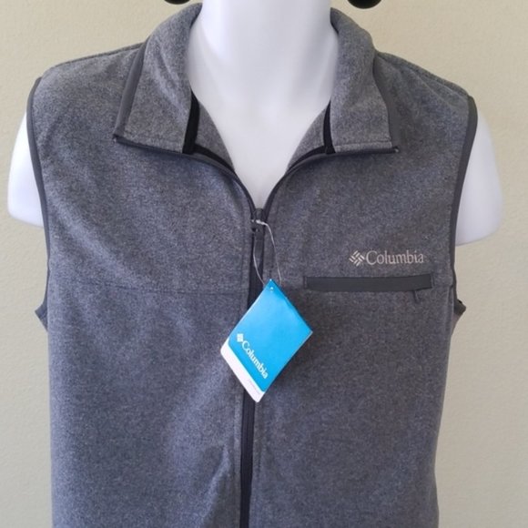 🆕️ Men's Columbia Vest (Graphite Heather) - Picture 2 of 9